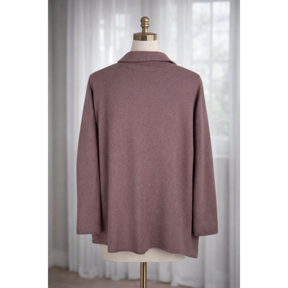 Pure Jill‎ Cardigan Sweater Jacket Chore Utility Pink Pockets Cotton Size Small - Picture 2 of 10